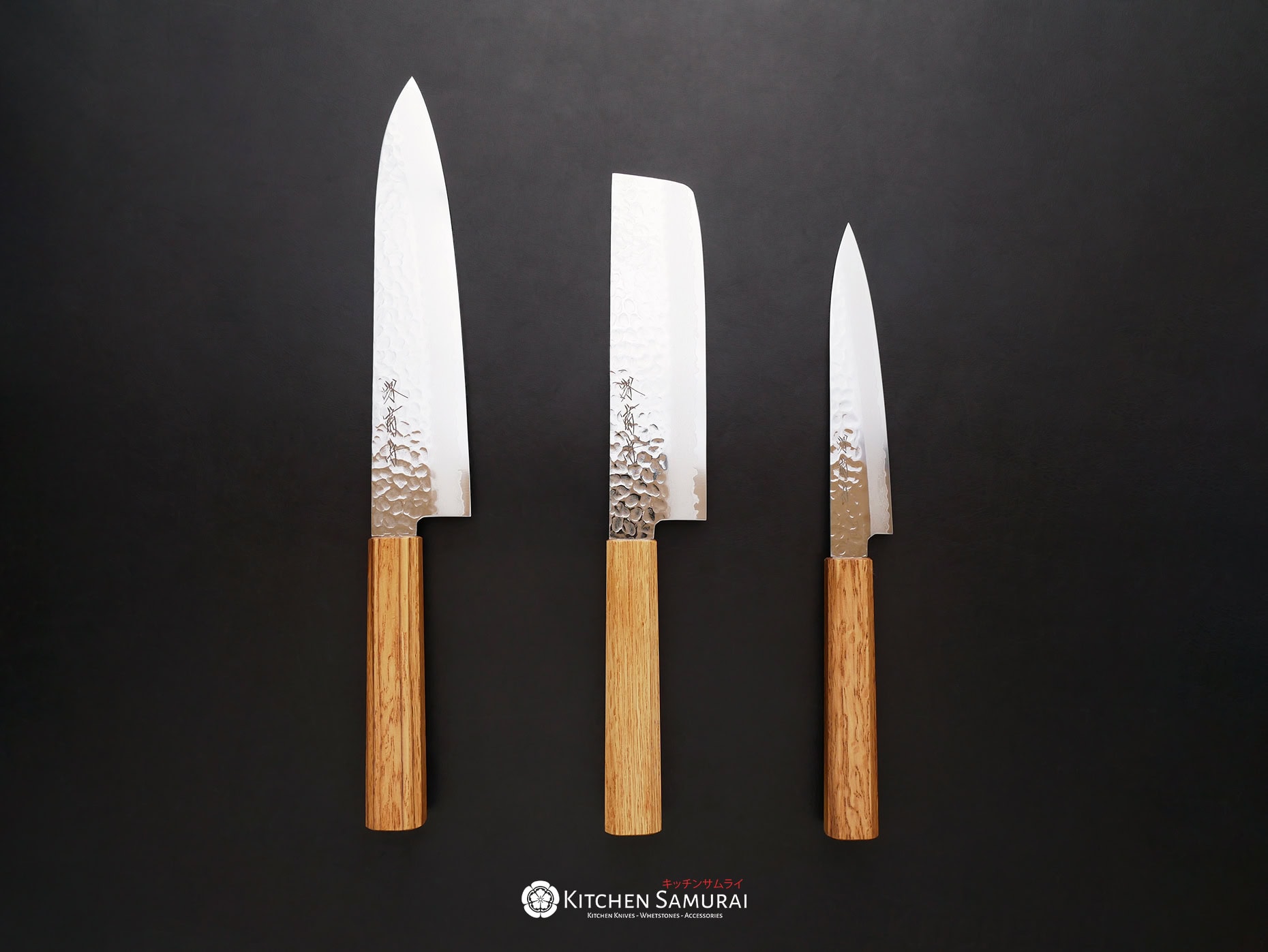 Sakai Kikumori NDA 3 piece Knife Set - Image 1