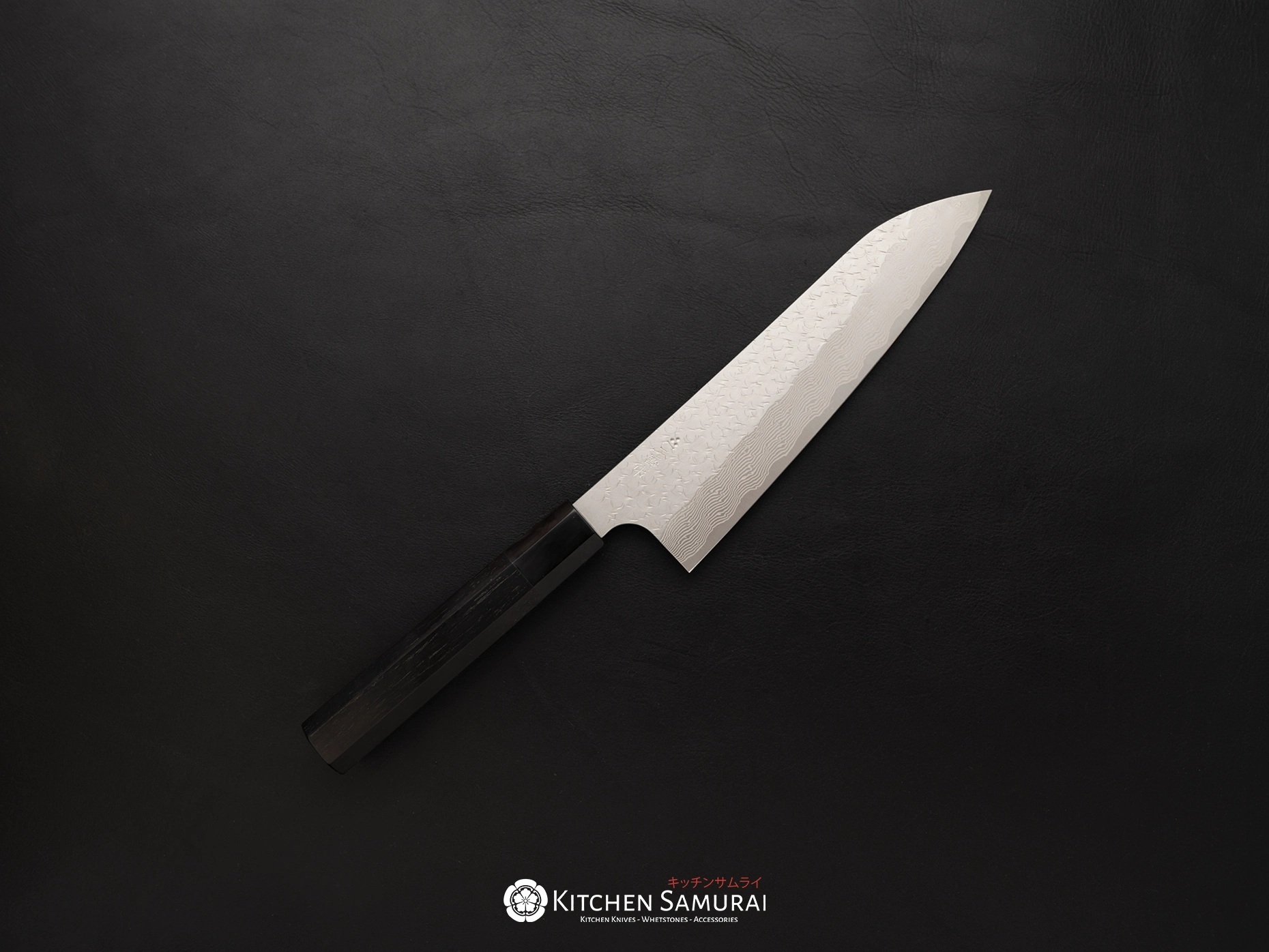 Nigara_STRIX_Tsuchime_Damascus_Gyuto_210mm_with_Ebony_handle