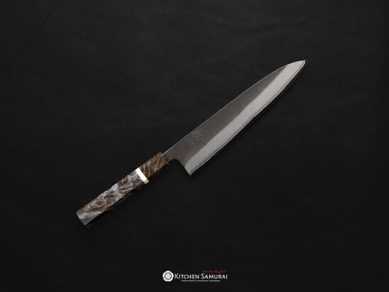 gyuto knife Yoshikane Shirogami 2 Kurouchi 210mm birch handle South Africa