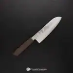 Suncraft Ginsan Nashiji Santoku 167mm