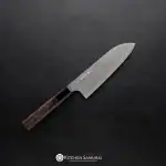 Nigara Anmon Damascus Santoku 165mm