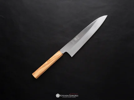 Satoshi Nakagawa Ginsan Gyuto 210mm Olive Handle