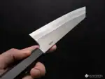 Yoshikane SKD Nashiji Kiritsuke Gyuto 210mm Ebony Handle - Image 2