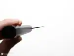 Yoshikane SKD Nashiji Kiritsuke Gyuto 210mm Ebony Handle - Image 7
