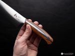 NAGOMI Regular Santoku Knife 180mm pakka wood handle