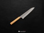 gyuto knife Nigara Aogami Super tsuchime 210mm olive wood handle South Africa