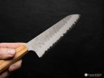 Nigara AS Tsuchime Gyuto 210mm with Olive Wood Handle - Image 2