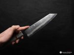 Tetsujin Saku Ginsan So Ukiba Kiritsuke Gyuto 210mm - Image 5