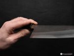 Yoshikane SKD Nashiji Gyuto 210mm Ebony Handle - Image 6