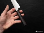 Hatsukukoro Ginrei Nashiji Ko Santoku (Petty) 150mm - Image 6