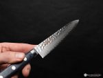 Sakai Takayuki VG10 Hammered Damascus Gyuto, Petty knife set with whetstone - Image 4