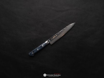 petty knife Sakai Takayuki VG10 Damascus 150mm blue Pakka handle South Africa