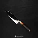 santoku knife Tatsu handmade Cape Town mirror polished Zebrano handle South Africa