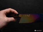 Hatsukokoro Ryuhyo Rainbow Damascus Bunka 170mm - Image 3