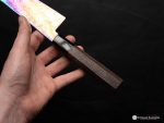 Hatsukokoro Ryuhyo Rainbow Damascus Gyuto 210mm - Image 8
