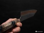Yorokobi SLD Rainbow Damascus Bunka 180mm - Image 9