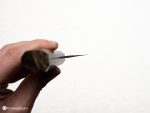 Yorokobi SLD Rainbow Damascus Bunka 180mm - Image 6